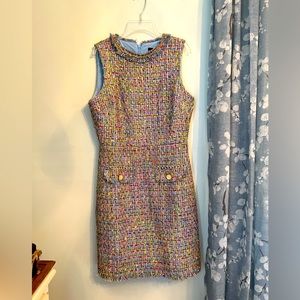 Designer inspired Tweed dress